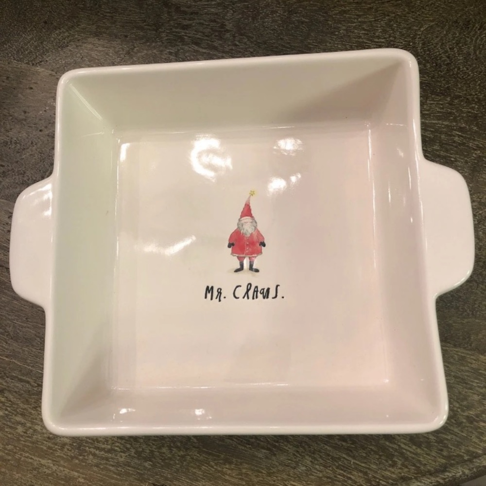Christmas Rae Dunn dish